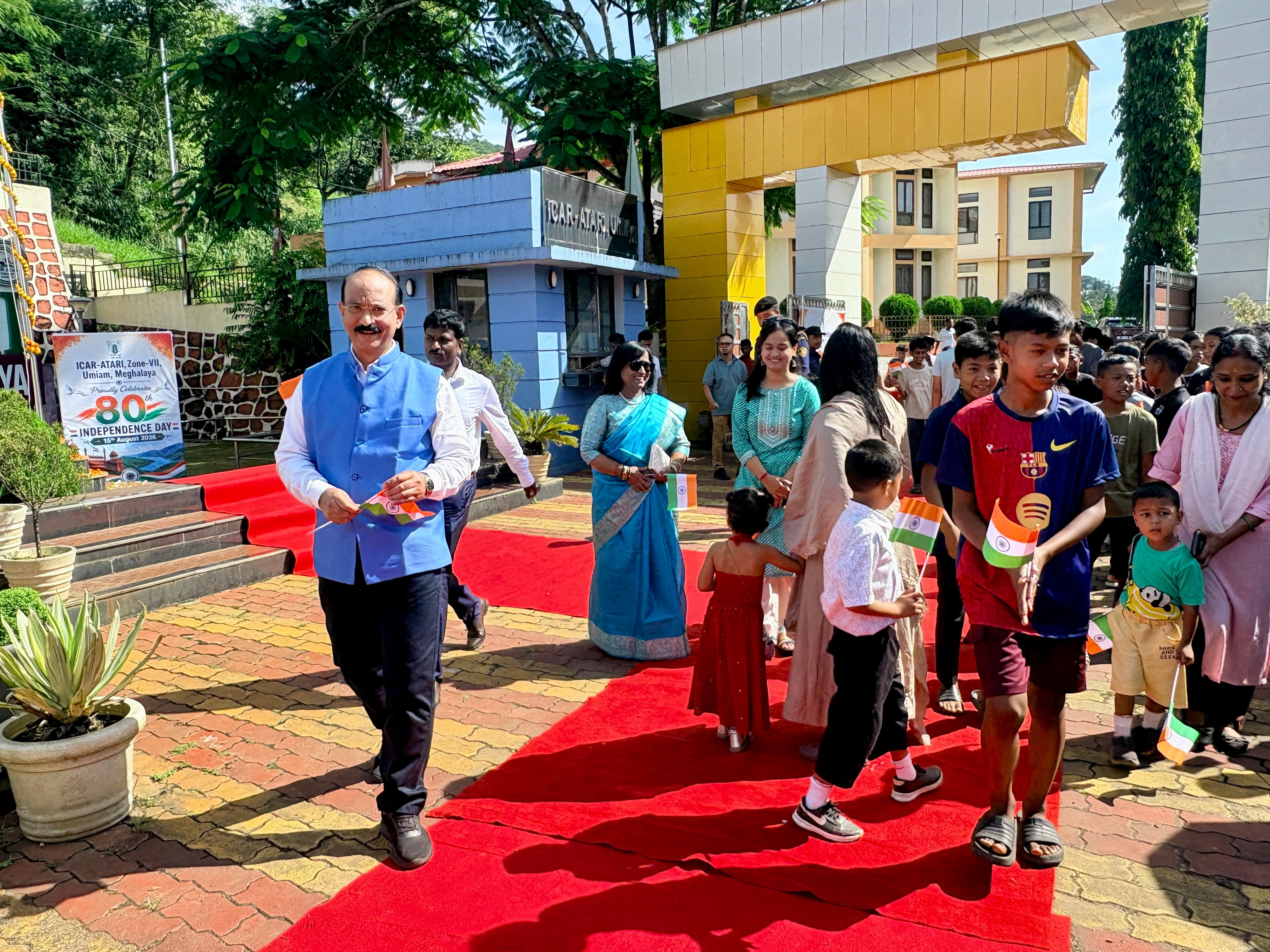 Celebration of the 80th Independence Day – 2026 at ICAR–ATARI, Zone-VII, Umiam